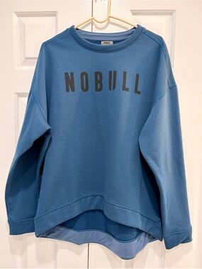 NOBULL Blue Crewneck Sweatshirt Women's Size Large
